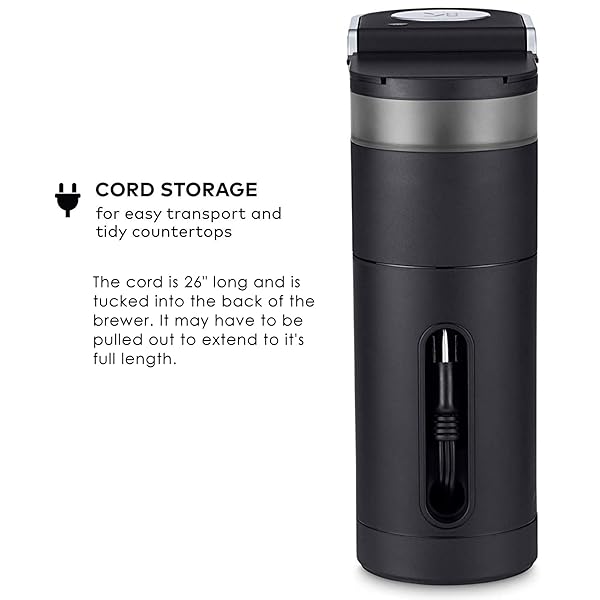 KEURIG K-MINI SINGLE SERVE K-CUP POD COFFEE MAKER, 6 TO 12OZ BREW SIZE, WITH CORD STORAGE, PERFECT FOR SMALL SPACES, BLACK