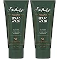 SheaMoisture Beard Wash - Full Beard Shampoo, Moisturizing with Maracuja Oil and Raw Organic Shea Butter, 6 Fl Oz Ea (Pack of