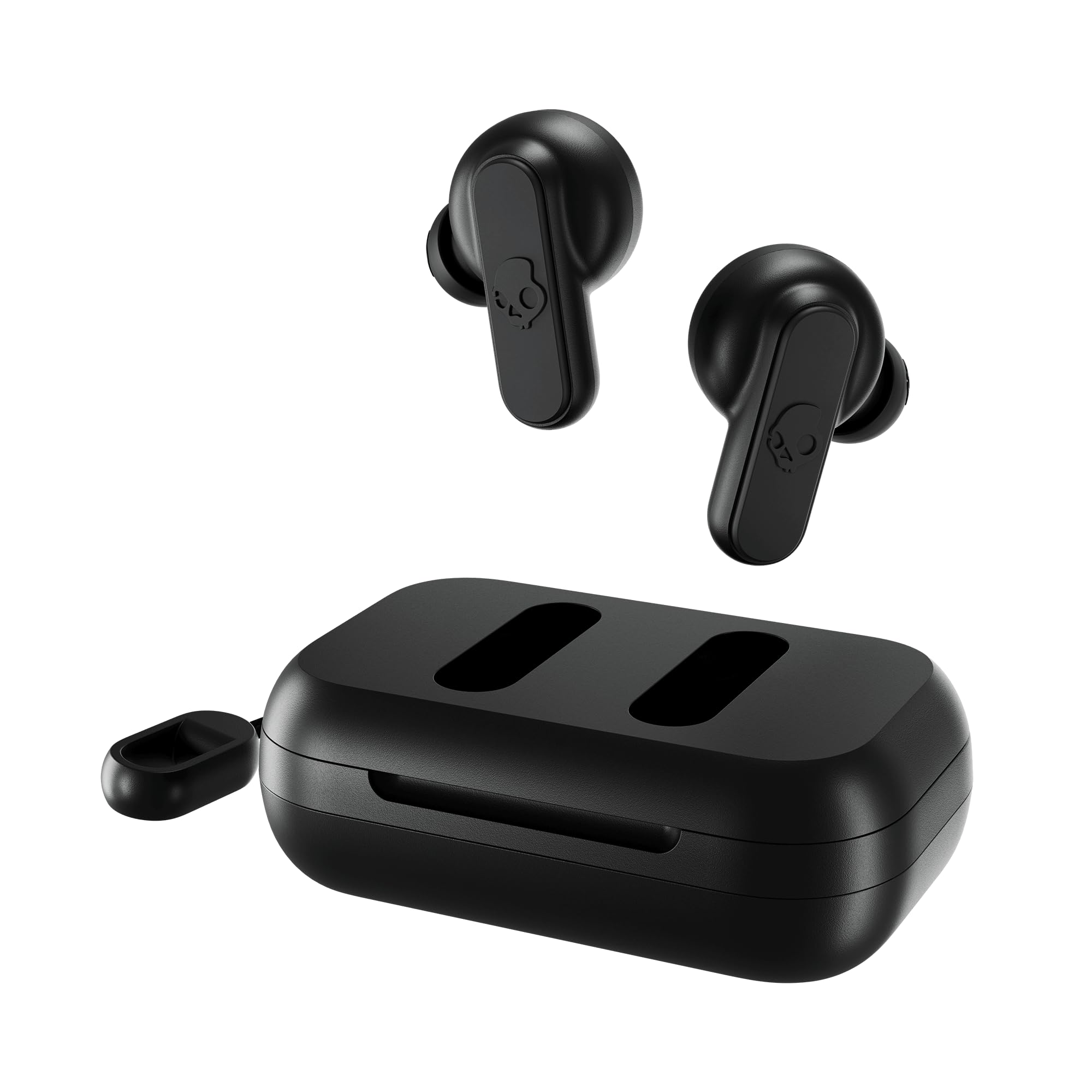Skullcandy Dime in-Ear Wireless Earbuds, 12 Hr Battery, Microphone, Works with iPhone Android and Bluetooth Devices - True Black