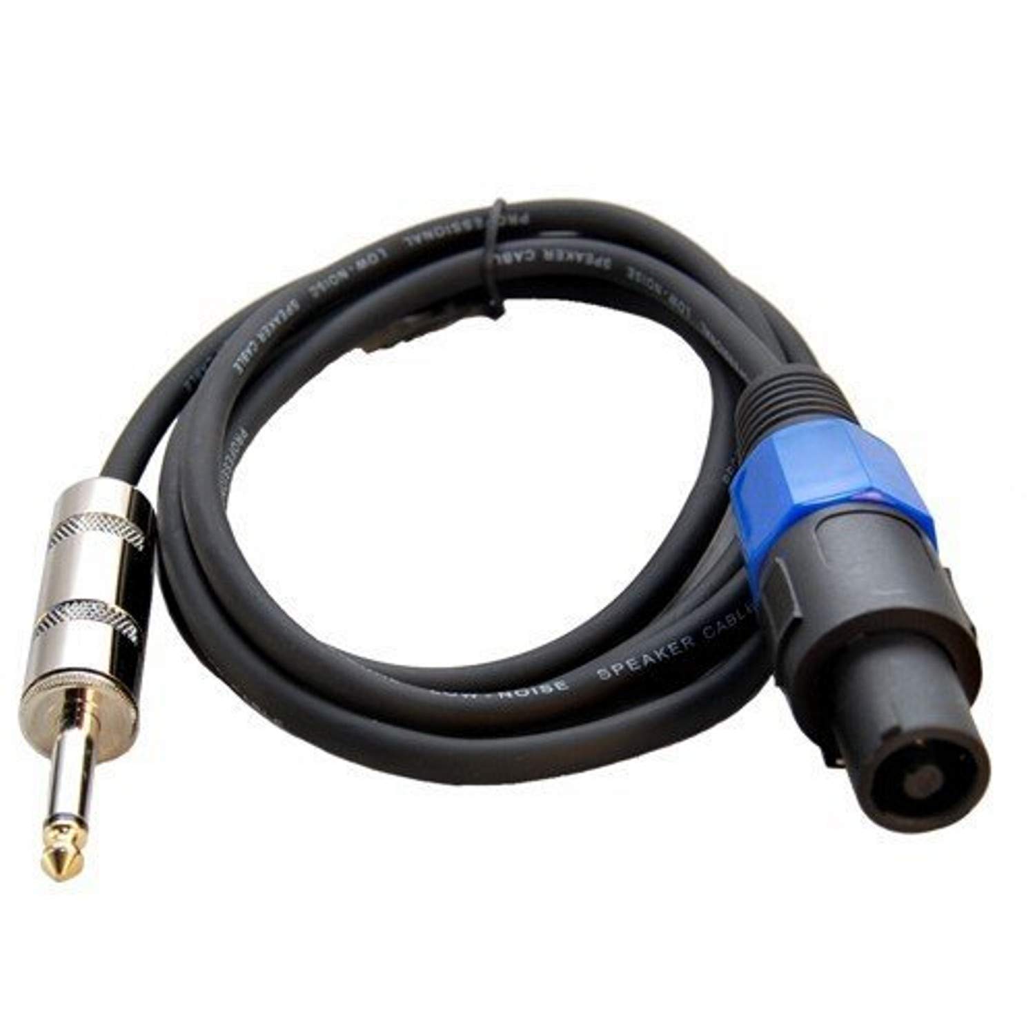 HQRP 6ft Speakon to 1/4-inch (6.35mm) TS Cable Compatible with Hartke AK115 / AK410 Bass Guitar Amplifier ; Hartke HyDrive HX112 / HX115 / HX410 / HX810 Bass Amplifier Cabinet: Industrial & Scientific