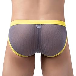 FEOYA Men's Low Rise Bikini Breifs Stretchy Pouch