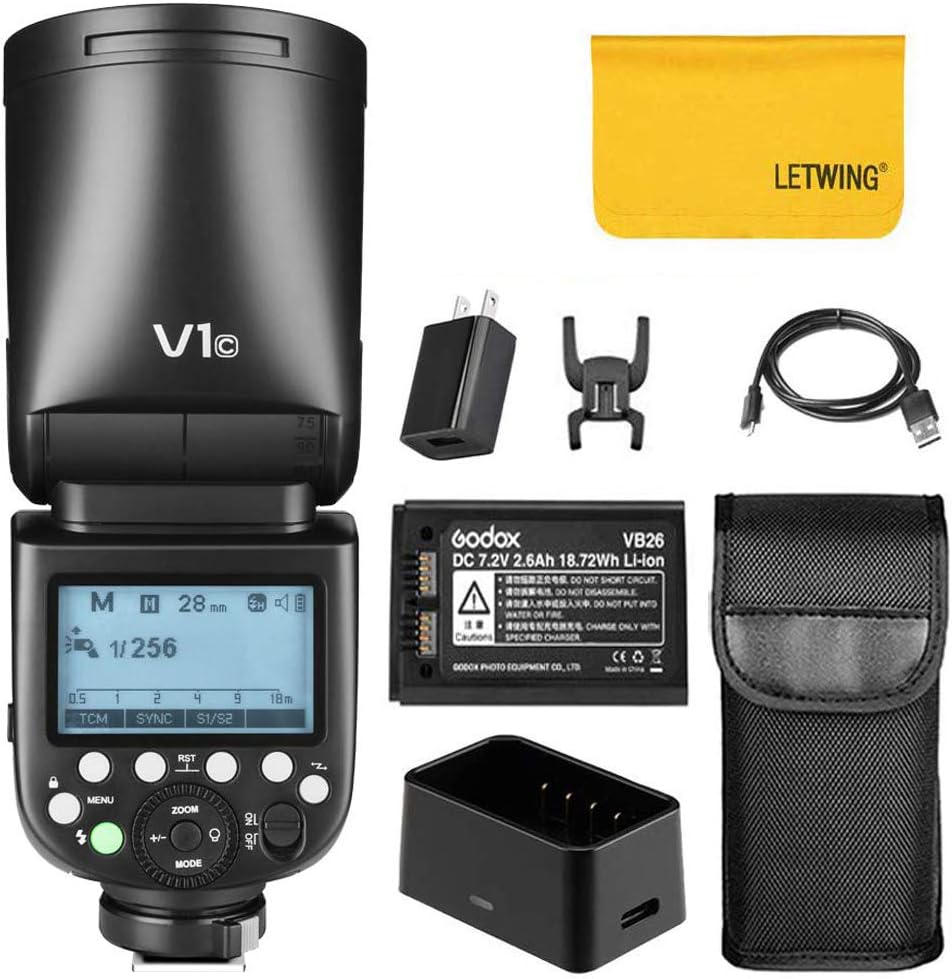 Godox V1 V1C V1C Round Ring Flash Adjustable Light Amazon.co.uk