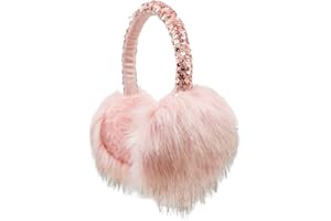 BUTITNOW Womens Girls Winter Outdoor Furry Ear Warmers Warm Fluffy Ear Muffs Cute Faux Fur Earmuff for Boys Girls