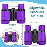 OSDUE Kids Telescope 4x30 Binoculars Purple Educational Outdoor Toys view 2