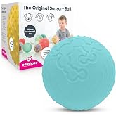 Edushape Texture-iffic Sensory Ball for Baby - 7" Baby Ball that Helps Enhance Gross Motor Skills for Kids - Toddler Ball with 8 Sections of Different Tactile Patterns