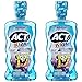 ACT Kids Anti-Cavity Mouthwash, Sponge Bob Squarepants, 16.9 oz. (Pack of 2)