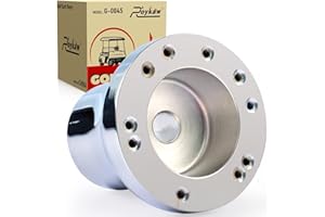 Roykaw Golf Cart Steering Wheel or Hub Adapter Compatible with EZGO Club Car Yamaha