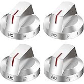 DG94-03500A/Z Stove Knobs Replace for Samsung Gas/Electric Range, 4 Pack | DG94-03500V DG94-03500W Knobs Compatible with Samung Electric Range NE63T8111SS/AA NE63T8311SS/AA NE63T8751SS/AA