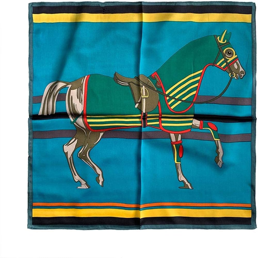 NOBRAND Summer gift creative horse silk scarf silk scarf small square