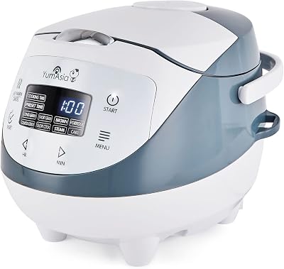 Yum Asia Panda Mini Rice Cooker 3.5 Cup Ninja Ceramic Bowl 220-240V