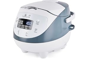 YumAsia Panda Mini Rice Cooker With Ninja Ceramic Bowl and Advanced Fuzzy Logic (3.5 cup, 0.63 litre) 4 Rice Cooking Function