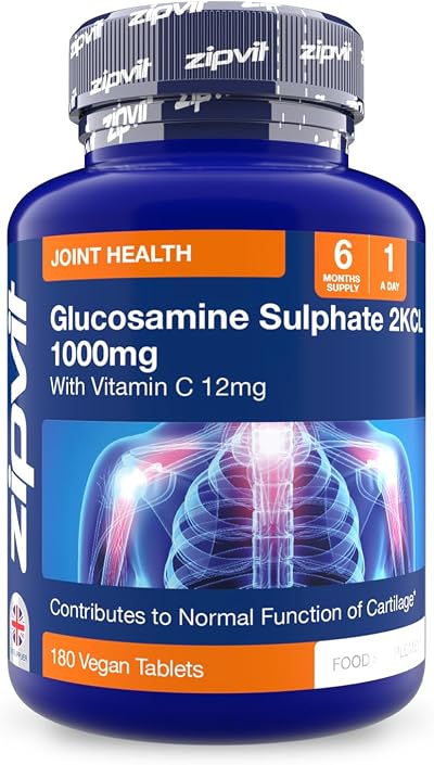 Zipvit Glucosamine 1000mg with Vitamin C 180 Vegan Tablets Joint Support