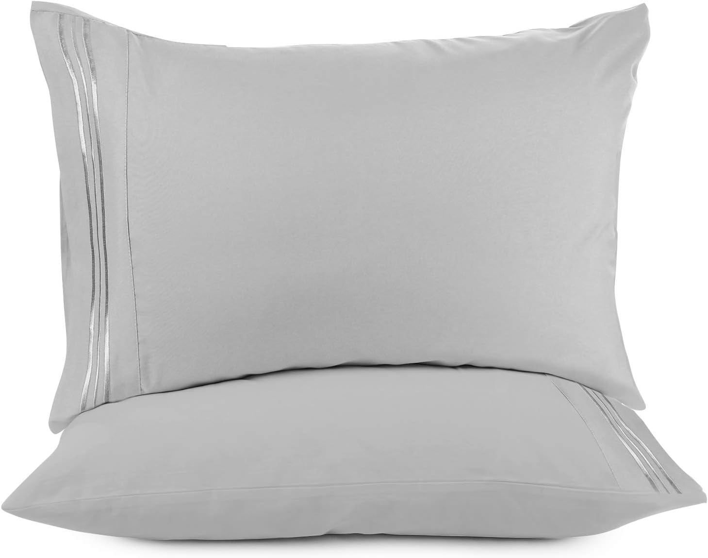 Amazon Com Nestl Bedding Soft Pillow Case Set Of 2 Double