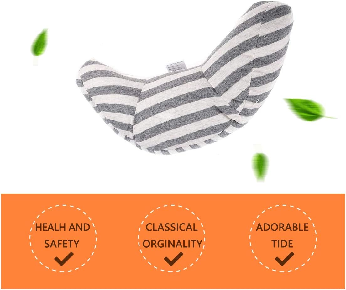 Car Seat Belt Pillow - Kids Travel Pillow Safety Car Child Seat Head Support Kids Car Seat Travel Pillow Neck Support Cushion Pad Cars Safety Belt Sleeping Pillow Safety Strap Covers (Grey) - Image 5