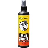 AllDay Locks Braid Shampoo, No Rinse Spray, Cleanses Buildup, 8 Oz Bottle | Lightly Detangles and Adds Shine to Braids, Locs, Twists, &amp; Cornrows, for Women and Men, Moisturizes
