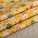KINGSO 8PCS Cotton Fabric Bundles Quilting Sewing Patchwork Cloths DIY Craft 19.7x19.7inch Yellow Series