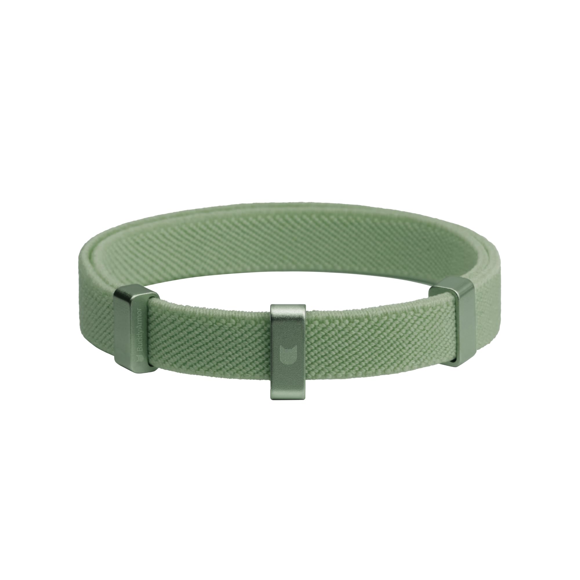 Photo 1 of BuddyArmor Safety Cat Collar - U.S. IDA Gold Award Design, Stretchy Elastic Quick Release Non Breakaway Cat Collar Light Weight for Kitten All Small Medium Large Cats (Olive, S (5.9-11.8 inch))