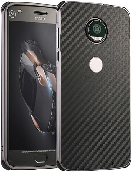 Amazon Younge Moto X4 ケース Moto X4 バンパー ストラップホールmoto X4 耐衝撃 背面パネル付きバンパー Moto X4 背面ケース Moto X4 バンパー アルミ製メタルバンパー 最新型 スタイリッシュ 耐衝撃 取付け簡単 Motorola X4 人気スマホケース Moto X4 ブラック