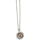 Elegant Sunflower Pendant Necklace, 18K Gold Plated Stainless Steel Chain, Zircon Crystal, Fashion Jewelry for Women