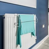 Taylor & Brown Set of 2 Chrome Twin Radiator Airers Indoor Clothes Dryers view 4