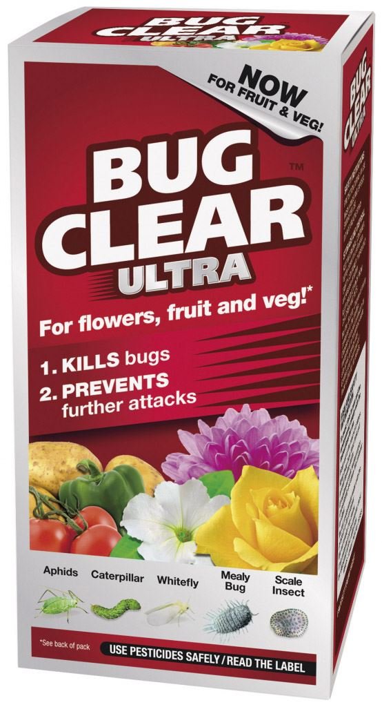 Bugclear Ultra Concentrate 200Ml For Fruit & Veg Greenfly Whitefly Aphids Killer