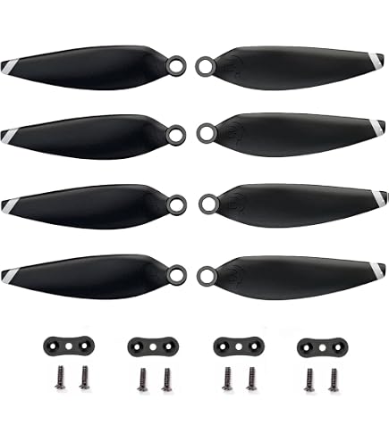 16 Hélices Pour Drone HUBSAN X4 Desire H502S H502E H507A H216A - 4 Jeux De Pales De Rechange, Blanc, En Plastique
