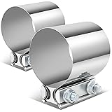 DNA MOTORING EXA-CL-209 2Pcs 3 Inch Butt Joint Band
