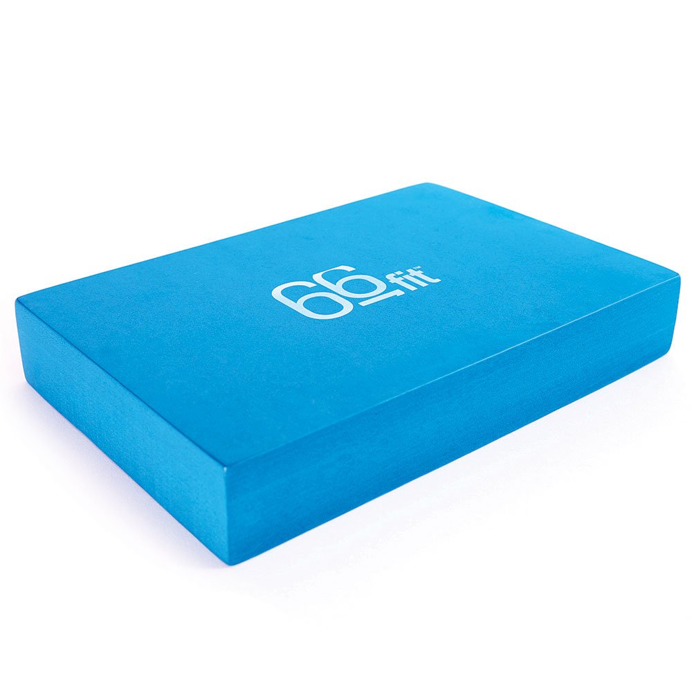 66fit Yoga Block - EVA High Density Foam Stretch Pilates Exercise Brick