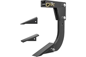 YITAMOTOR Hitch Mounted Ripper, Hitch Mounted Trencher, Hitch Lawn Ripper, Middle Buster Plow for ATV/UTV Tractor with 2" Receiver,16" Rigid Drop Shank Plow with Replaceable Ripper Teeth