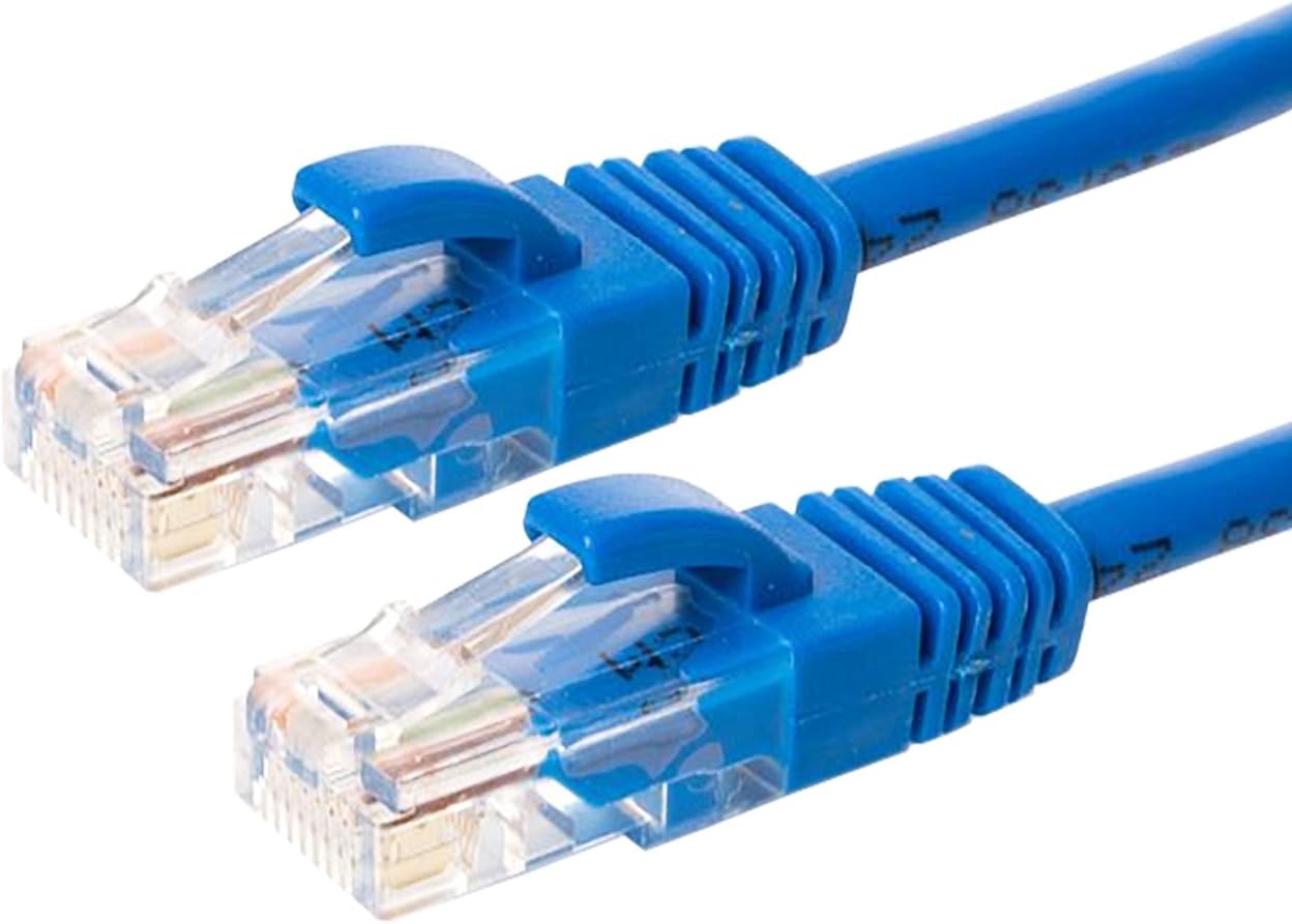 Cat6 Ethernet Patch Cable RJ45 - 100FT (BLUE) - WireShopper