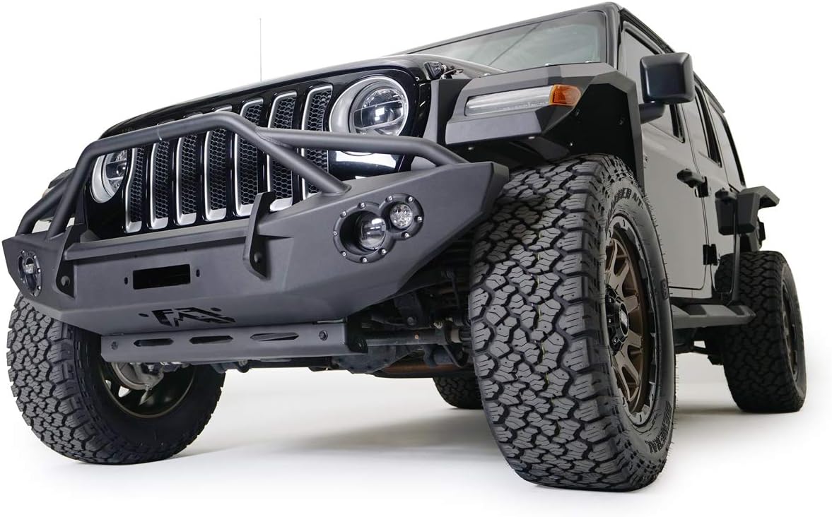 Fab Fours Inc. M6250-1 Sway Bar Cover Fits Jeep Wrangler, Black