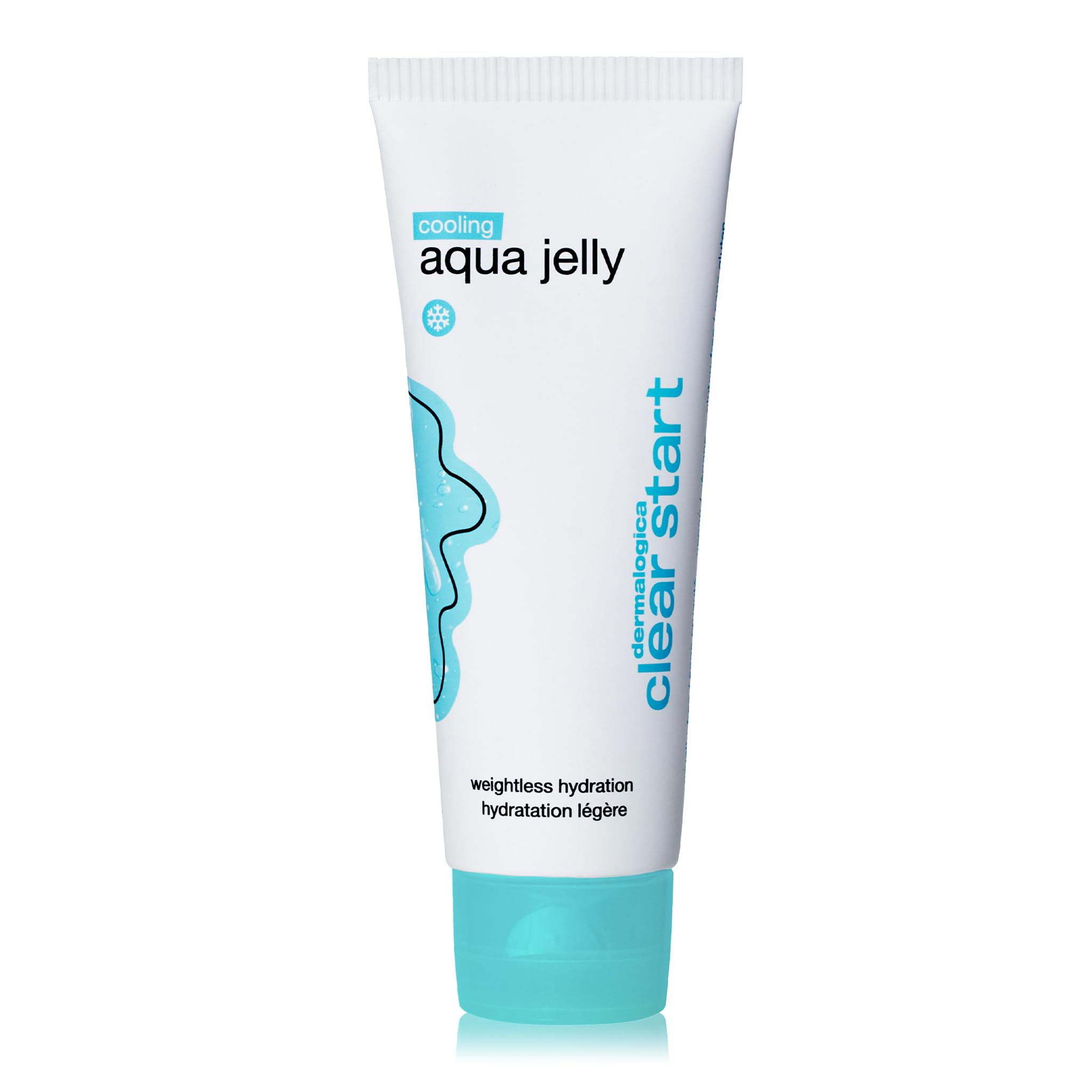 Dermalogica Clear Start Cooling Aqua Jelly Moisturiser - Hydrates & Cools Skin, Oily Skin Moisturiser, Jelly-based, with Blueberry Extract Benefits, Soothing Formula, All Skin Types, 59ml