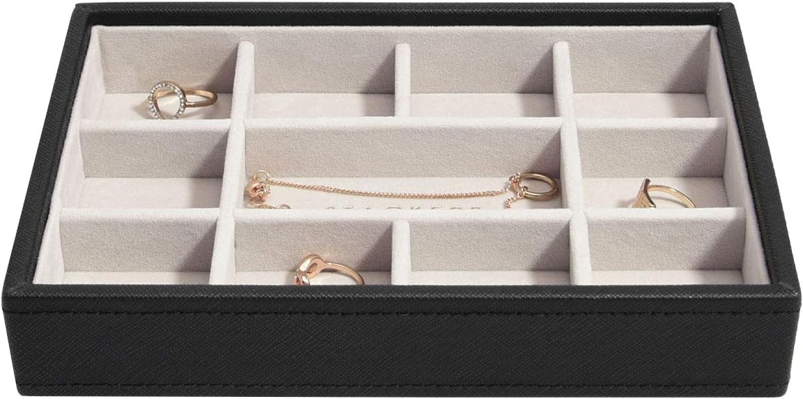 StackersBlack Mini Jewellery Box Trinkets Layer