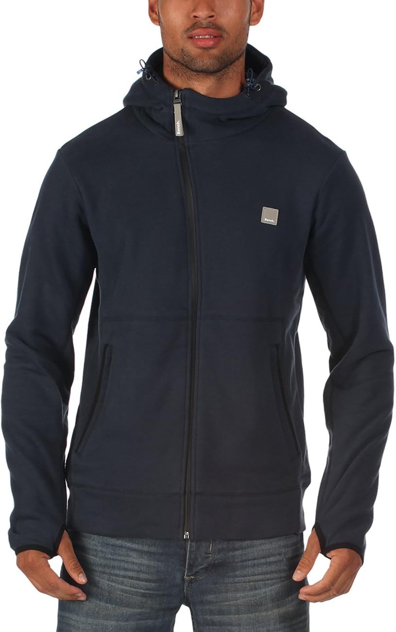 Bench Herren Sweatshirt Sweatjacke Firstdraw blau (Midnight Navy) Small