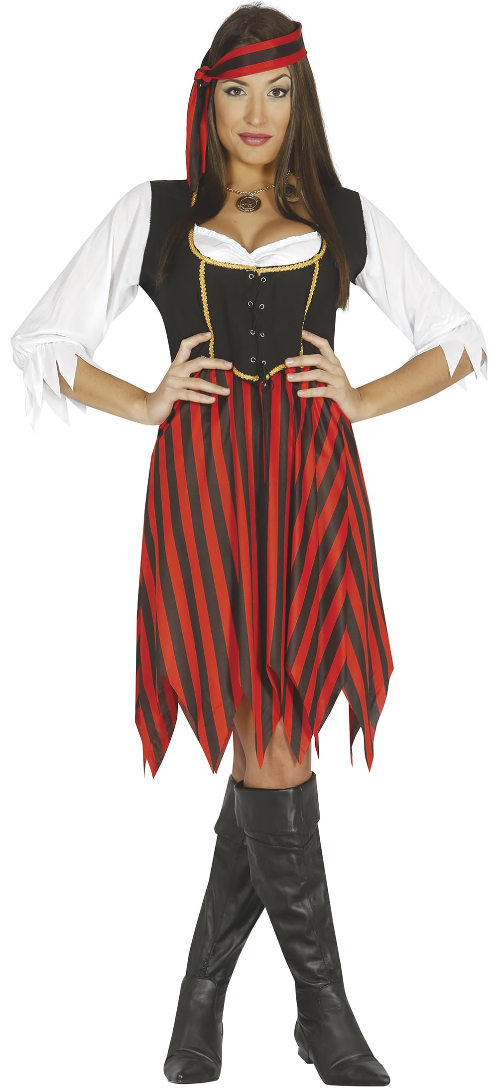 Guirca - 80220 Women's Pirate Olternsee Costume, Multi-Colour, One Size