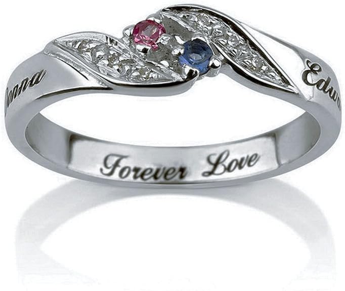 Personalized Engraved Promise Ring Engagement Promise Ring