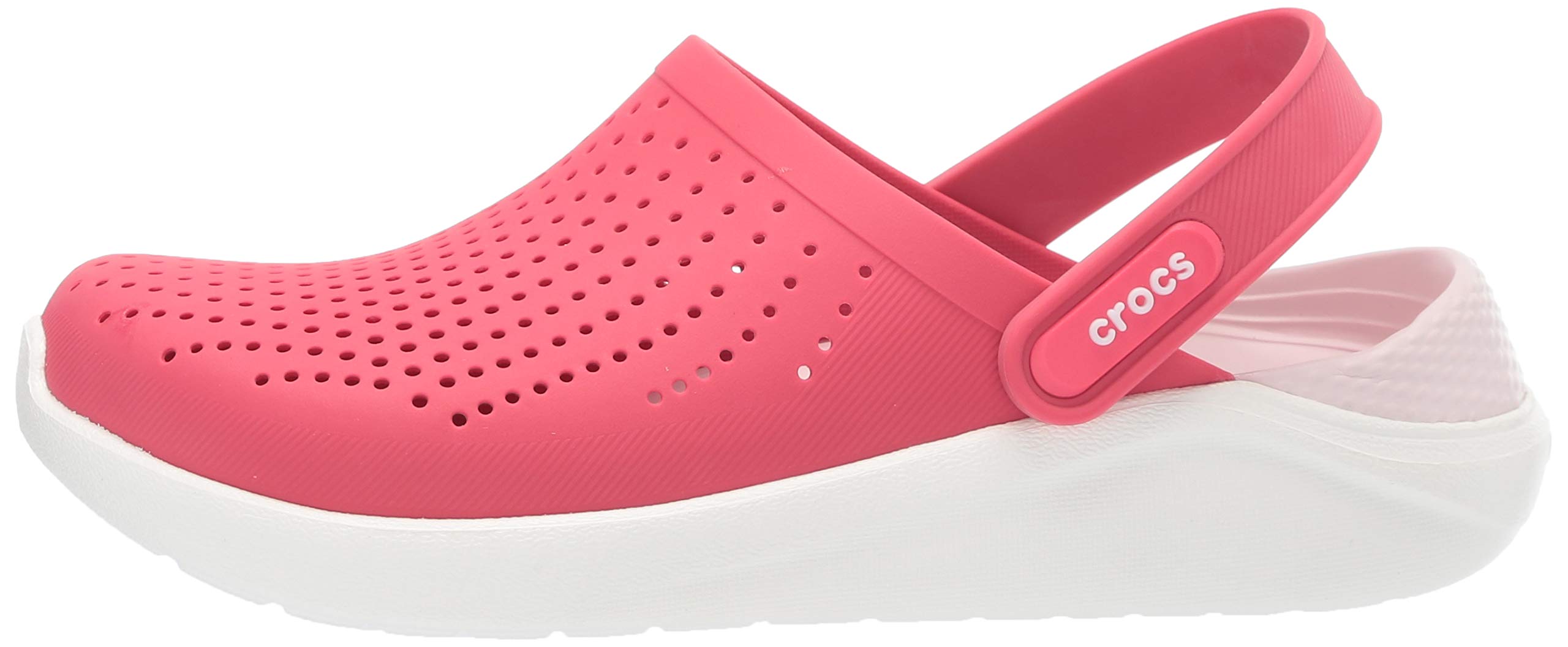 crocs literide army green white