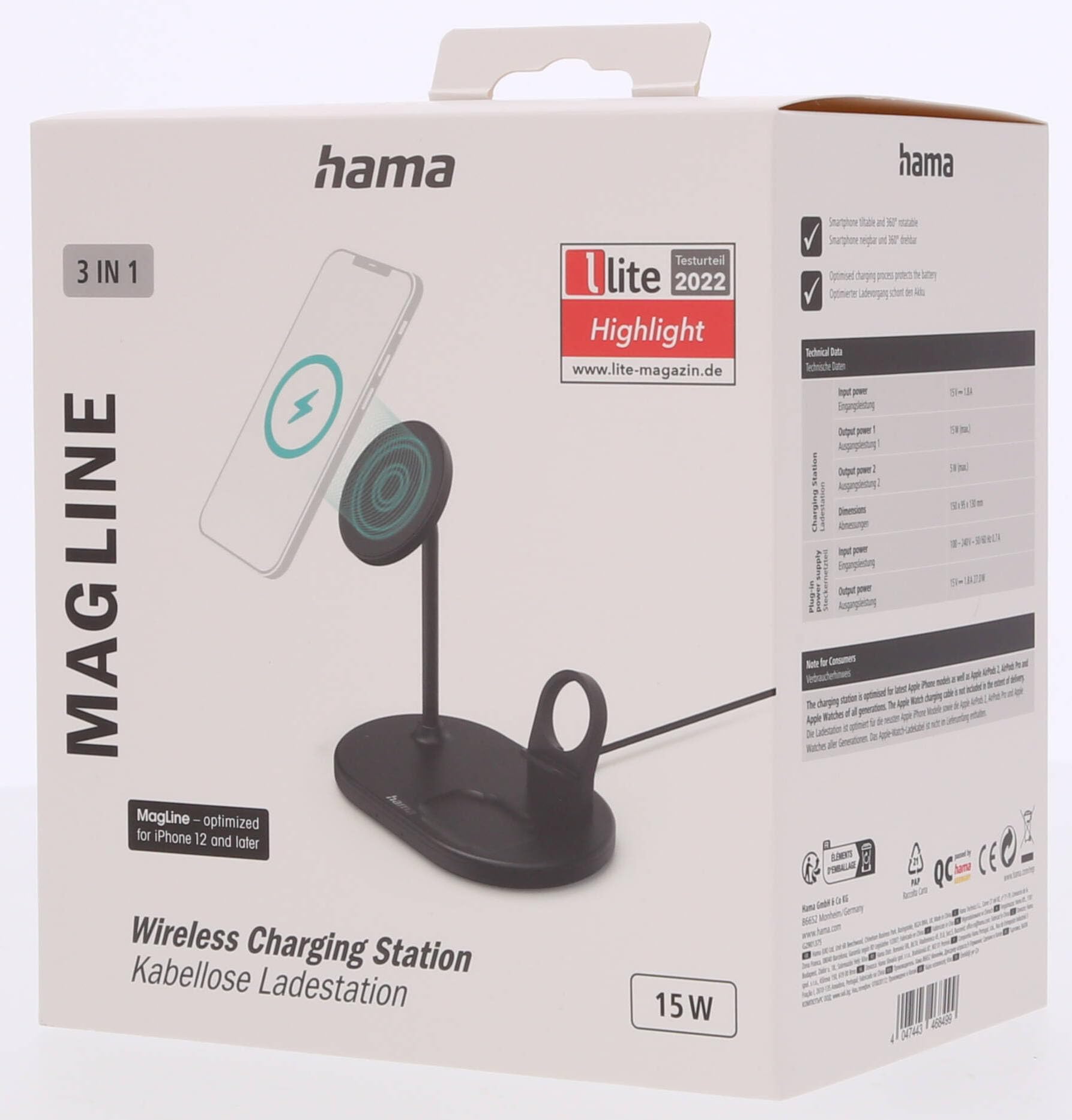 Hama MagCharge Multi Black Indoor