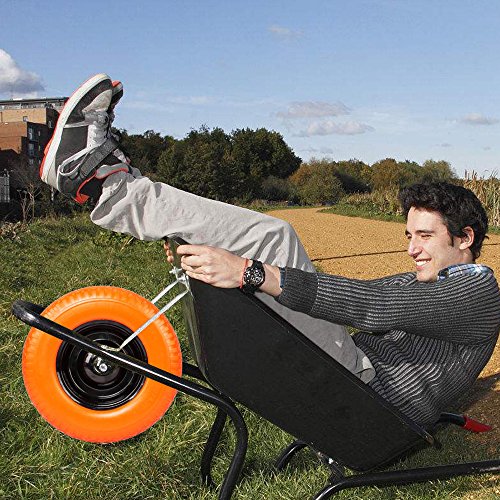 Wheelbarrow Wheels 16" Flat-Free Wheel Barrow Flat Free Tire Foamed Polyurethane Wheelbarrow Tire 4.80/4.00-8"