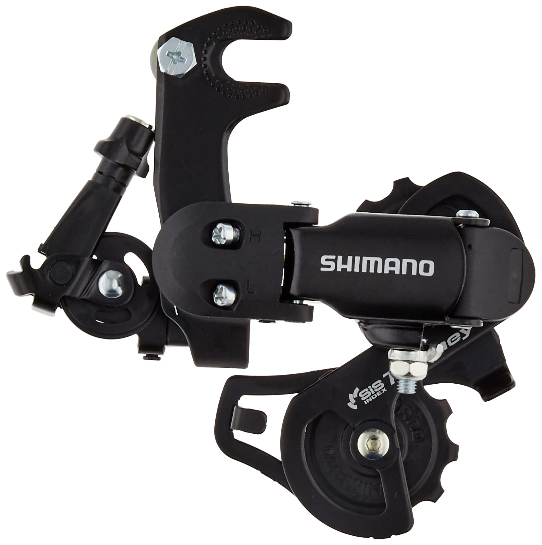 Shimano RD-FT35 6/7-speed rear derailleur with mounting bracket