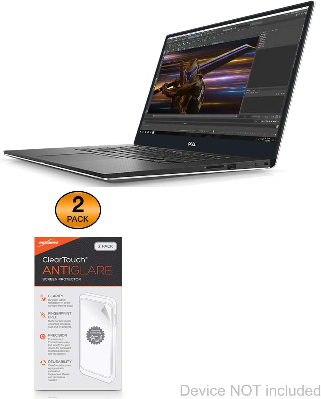 free laptop screen savers for 17 inch on Amazon Com Screen Protector For Dell Precision 5540 Screen Protector By Boxwave Cleartouch Anti Glare 2 Pack Anti Fingerprint Matte Film Skin For Dell Precision 5540 Electronics
