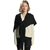 Harikery Women's Shawl Wrap Cardigan Knitted Wool Blend Pashmina Cape, Scarf & Sweater Cover-Up for winter
