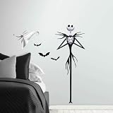 ROOM MATES RMK3766SCS - Adesivo Da Parete The Nightmare Before Christmas, Scritta Multicolore (Nero, Arancione, Rosso, Bianco, Viola)