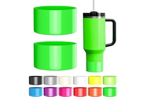 PICcircuit 2PCS for Stanley Boot, Silicone for Stanley Cup Boot for Neon Stanley Cup 20-40oz&for Hydroflask Boot 12-24oz Tumbler Accessories for Stanley Cup Accessories Bottom Avoid Scratches&Noise