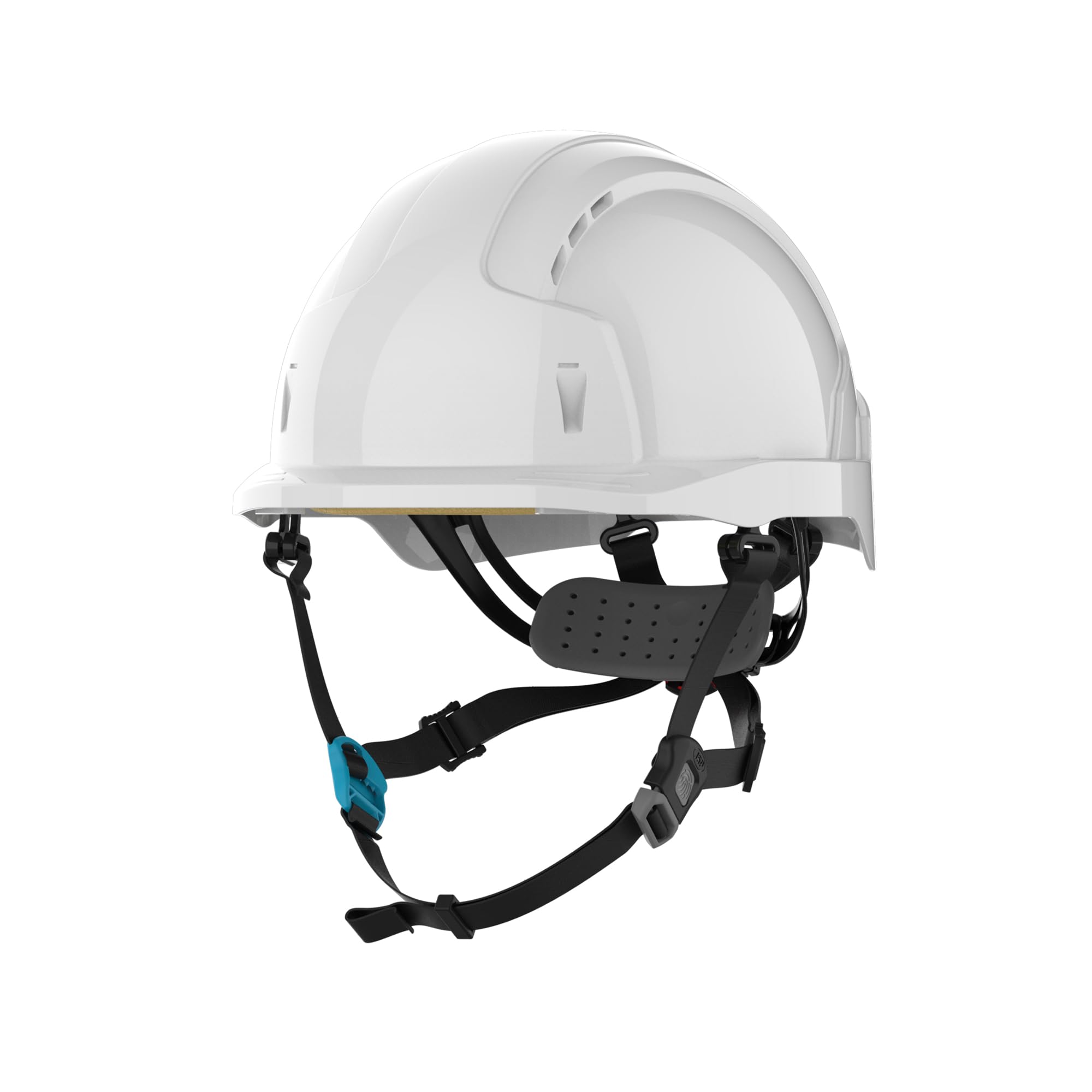 JSP EVOLITE SKYWORKER - Industrial Working at Height Hard Hat Safety Helmet - White - Strong Lightweight ABS Shell - Adjustable 4-Point Chinstrap - EN 397 & EN 12492