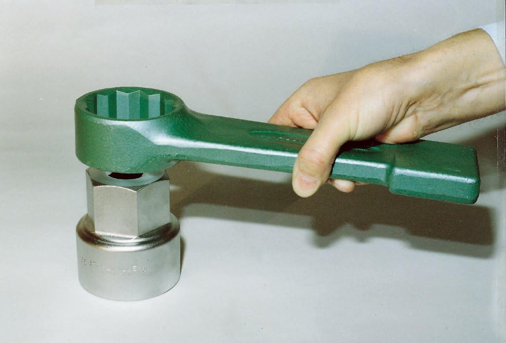 Stahlwille 42010095 Stabil 8 Striking Face Ring Spanner, 95mm Opening, 450mm Length - Image 5