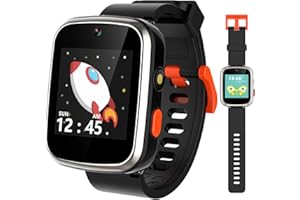 VAKZOVY Kids Smart Watch for Boy, Toys for 3-10 Year Old Boys 1.54" HD Touchscreen Toddler Watch with Dual Camera, Games, Music Player, Pedometer Kids Watches Toys Birthday Gifts for Boys Ages 5 6 7 8