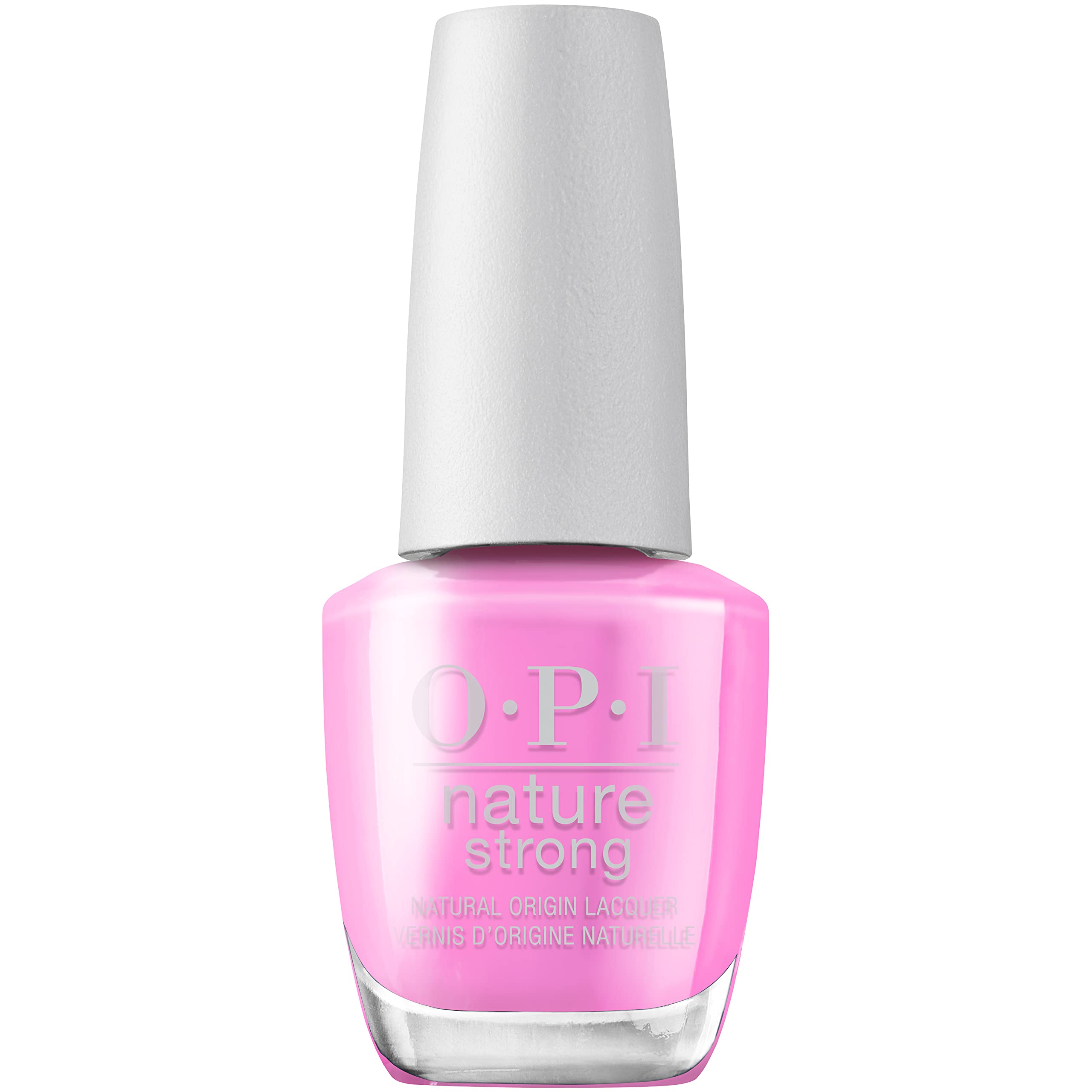 OPI Nature Strong Nail Polish Quick Dry Vegan Nail Varnish with Long-Lasting Results, Made with Natural Ingredients, Polish, Emflowered 15ml