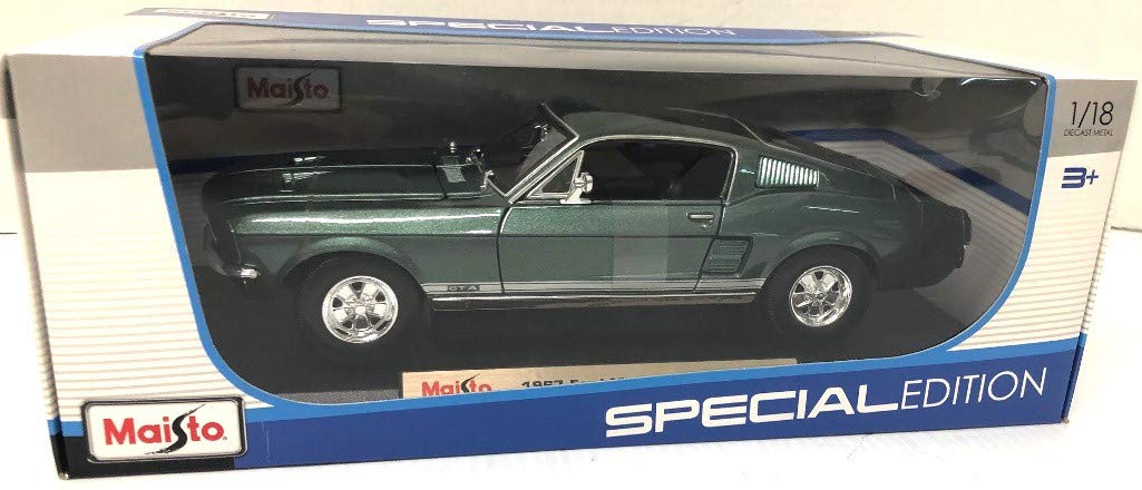 Amazon.com: Maisto Escala 1: 18 1967 Ford Mustang GTA ...