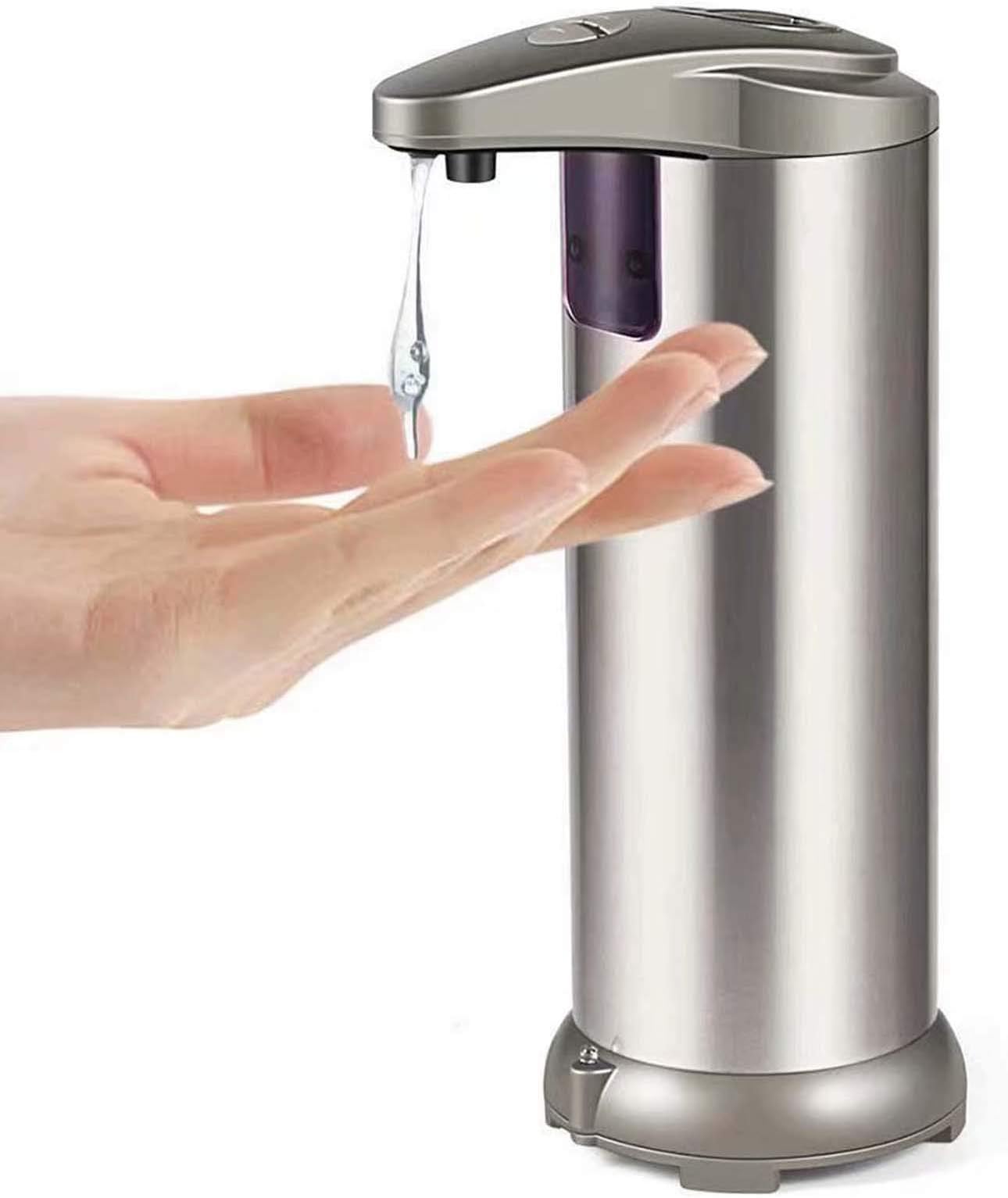 AiPoter Soap Dispenser - Touchless Automatic Soap Dispenser,Infrared Motion Sensor Dish Liquid Hands Free Auto Hand Soap Dispenser for Bathroom and Kitchen,Upgraded Waterproof Base[Newest Version]